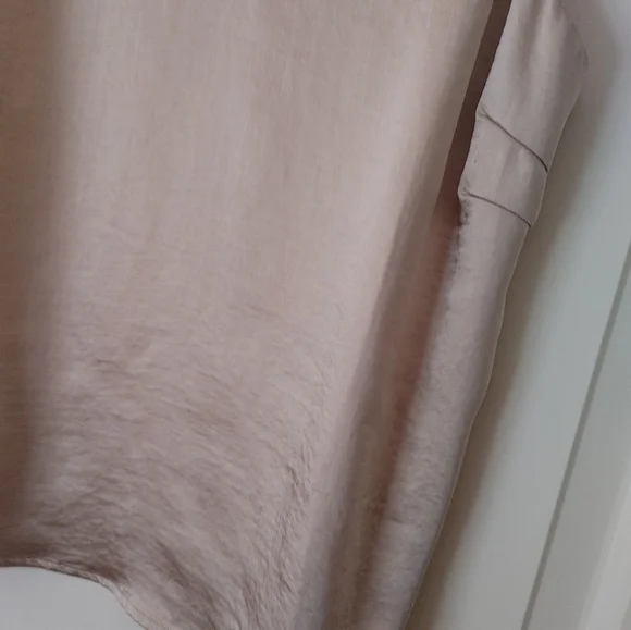 #27 RW&CO. Champagne Satin Tank ~ Size L - Picture 5 of 12
